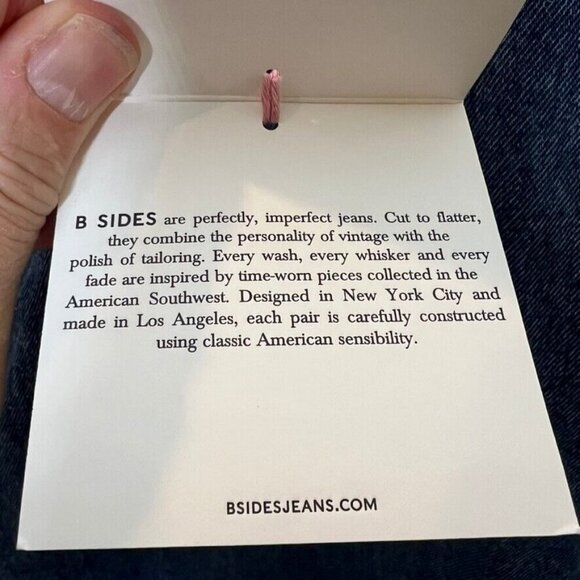 Madewell Womens $585 B Sides™ Reworked Trouser Jeans Size 24 NN604 - Picture 5 of 10